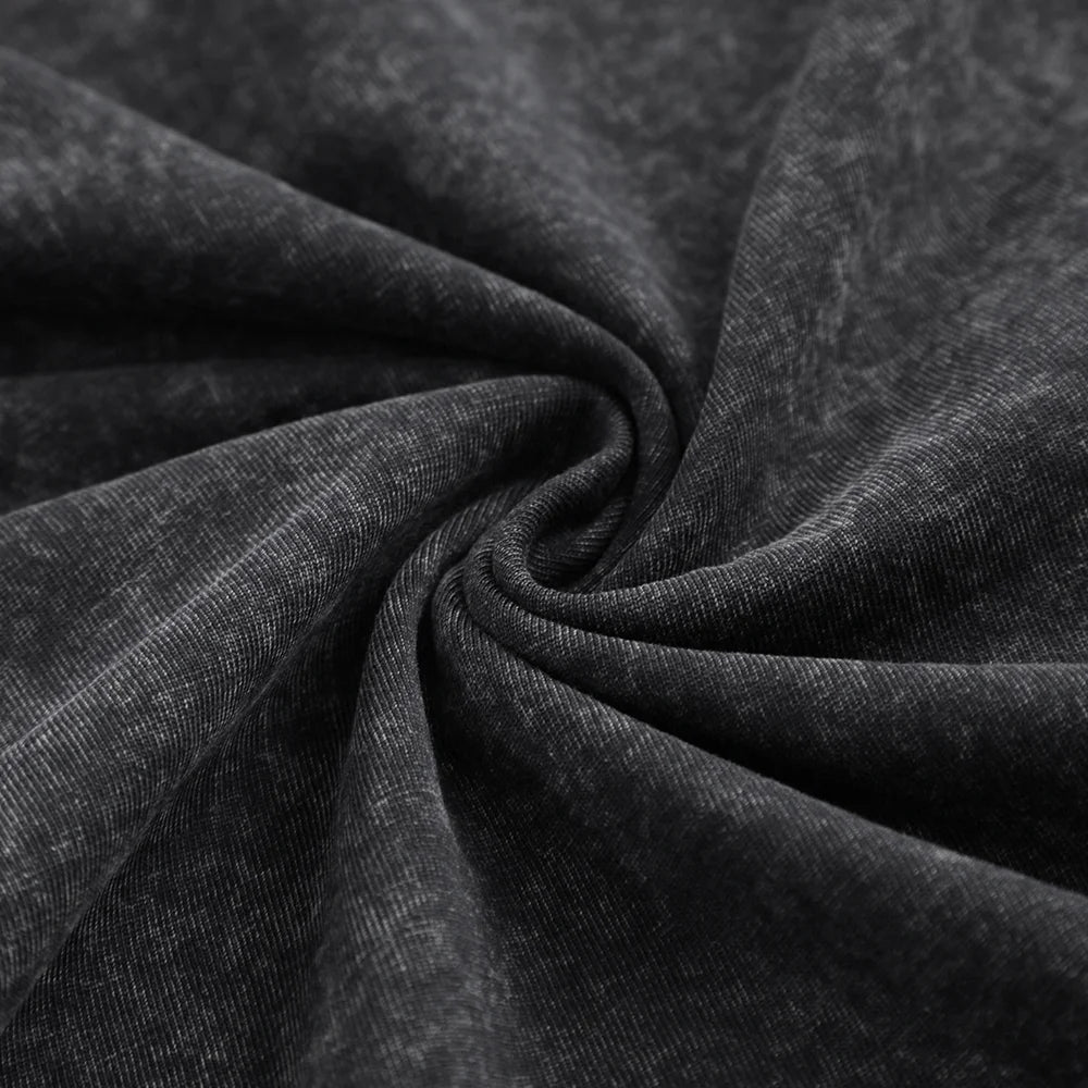 Washed Vintage Graphic Print T-Shirt – Unisex Oversized Hip-Hop Streetwear Tee - Image 4