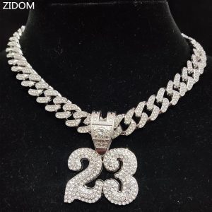 Number 23 Pendant Necklace