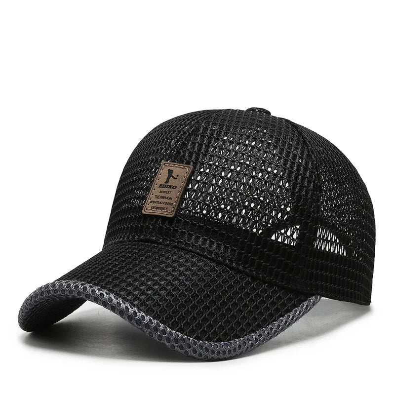Summer Fishing Mesh Baseball Cap – Unisex Breathable Snapback Hat for Men & Women - Image 2