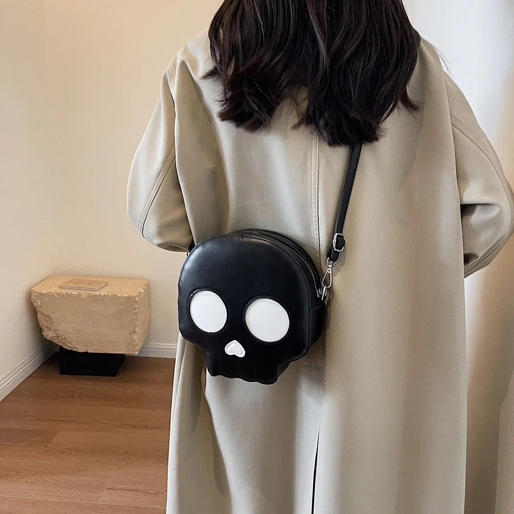 Novelty Halloween Ghost Bag – Gothic Crossbody Shoulder Purse for Women & Girls - Image 2