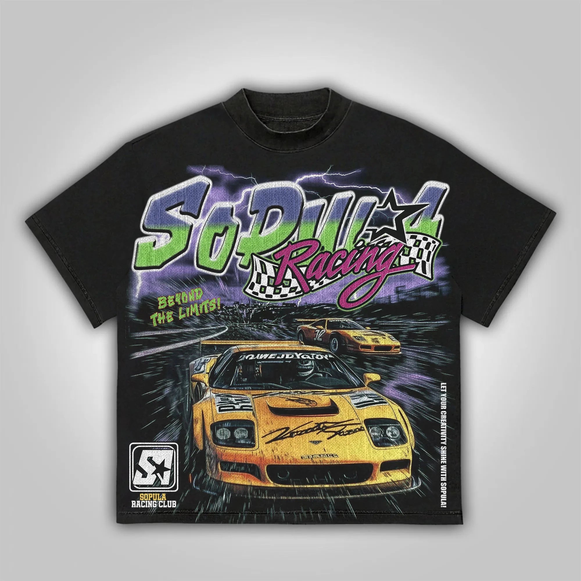 2025 Sopula Graphic Vintage T-Shirt – Unisex Hip-Hop Streetwear Cotton Tee