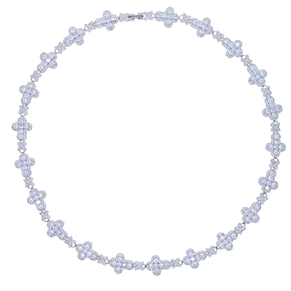 New Iced Out Cross Necklace for Men & Women - Image 5