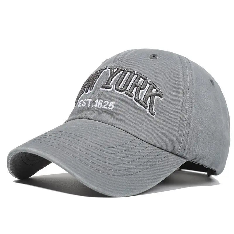 NEW YORK Embroidered Baseball Cap – Fashionable Washed Snapback Hat for Outdoor & Casual Wear - Image 8