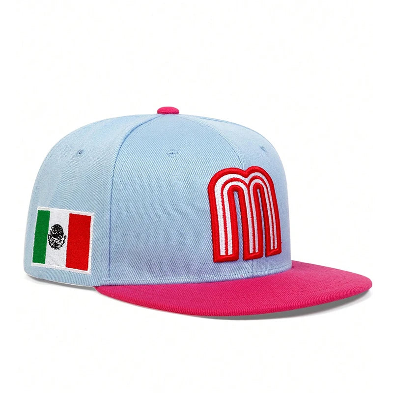 Unisex Simple Letter M Embroidered Hip-Hop Hat - Image 2