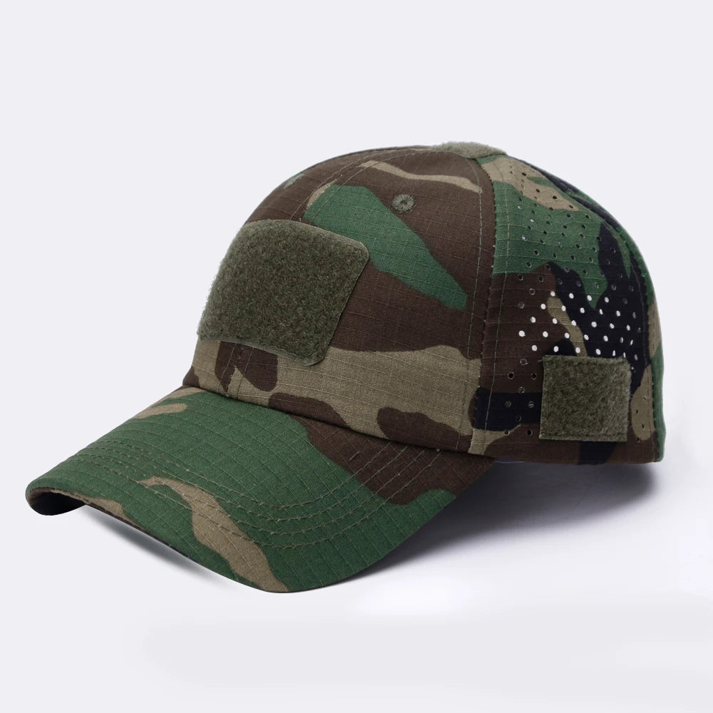 New Men’s Camouflage Baseball Cap – Breathable Outdoor Sun Hat for Sports & Adventure - Image 9