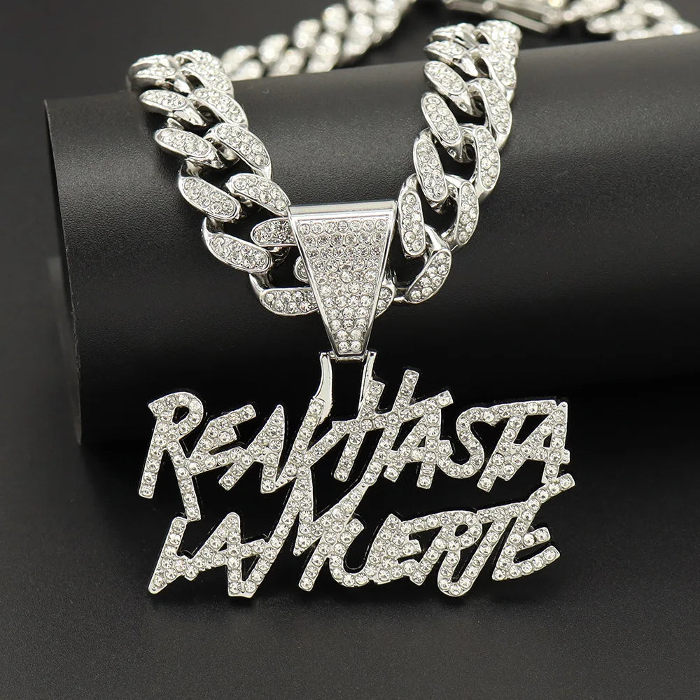 Hip Hop Letter Pendant Necklace - Image 7