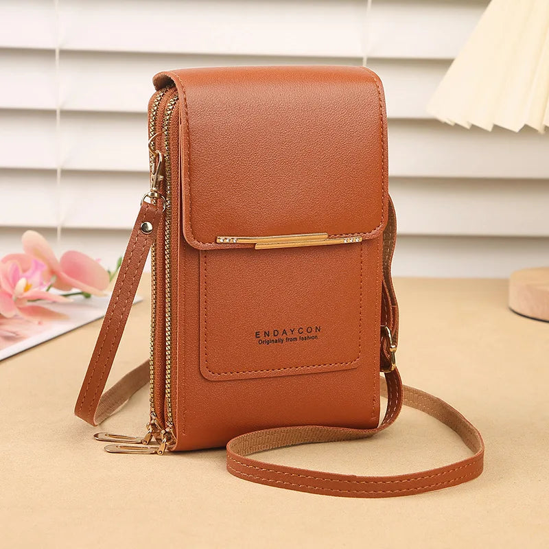 Crazy Bag Fashion Touch Screen Phone Bag – Women’s Crossbody Card Holder with Lock Closure - Image 13