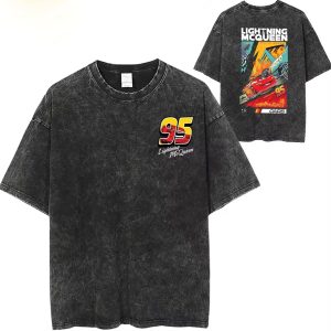 Washed Lightning McQueen "Cars 95" Vintage T-Shirt