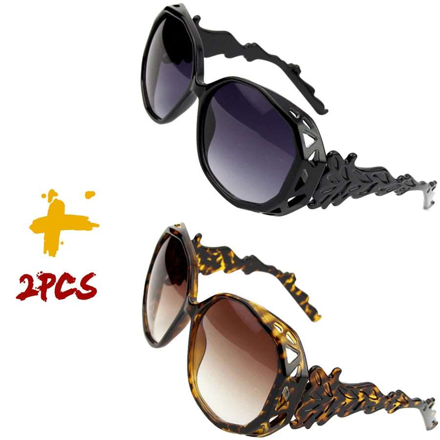 Oversized Spider Polygon Sunglasses – Luxury Retro Wrap Shades for Women & Men - Image 30
