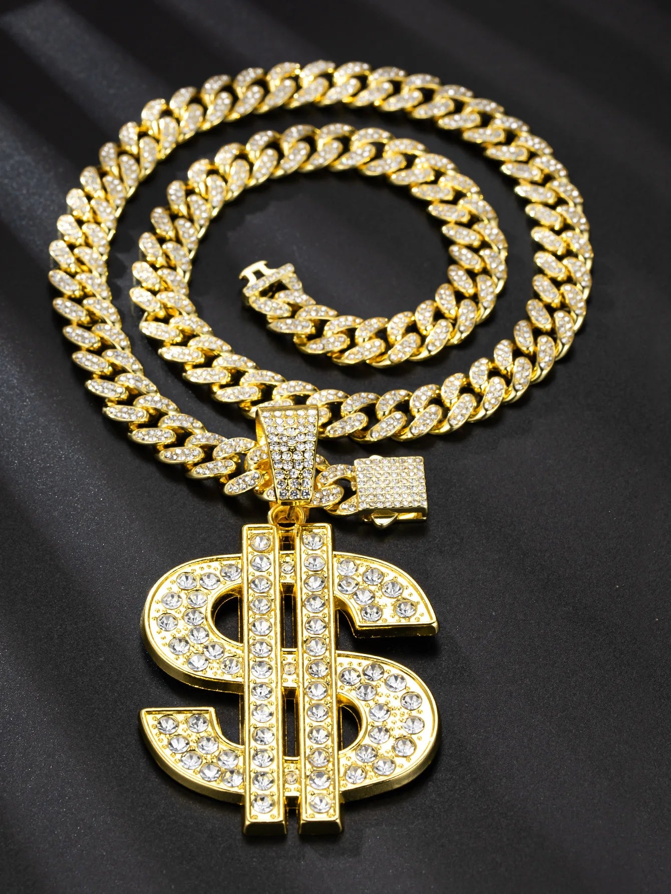 Hip Hop Letter Pendant Necklace - Image 6