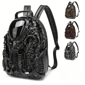 Cyberpunk Shoulder Backpack – Creative & Unique Design for Unisex Wear