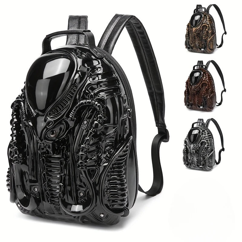 Cyberpunk Shoulder Backpack – Creative & Unique Design for Unisex Wear