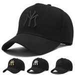 MY Letter Embroidered Snapback Cap – Unisex Adjustable Baseball Hat for Spring & Autumn