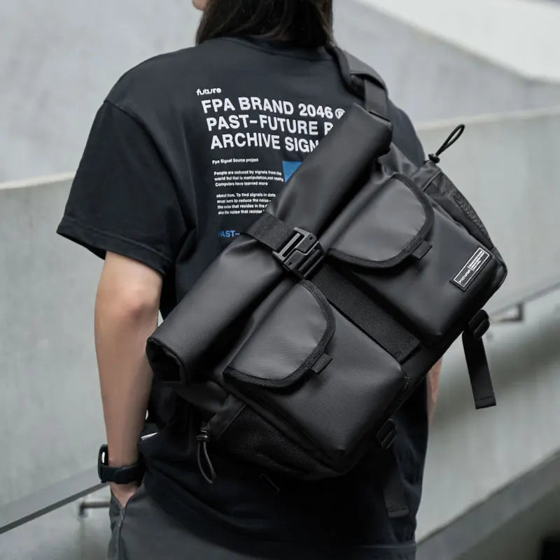 Men's Casual Messenger Crossbody Bag – Fashion Sling Shoulder Bag for Outdoor & Daily Use - Image 5