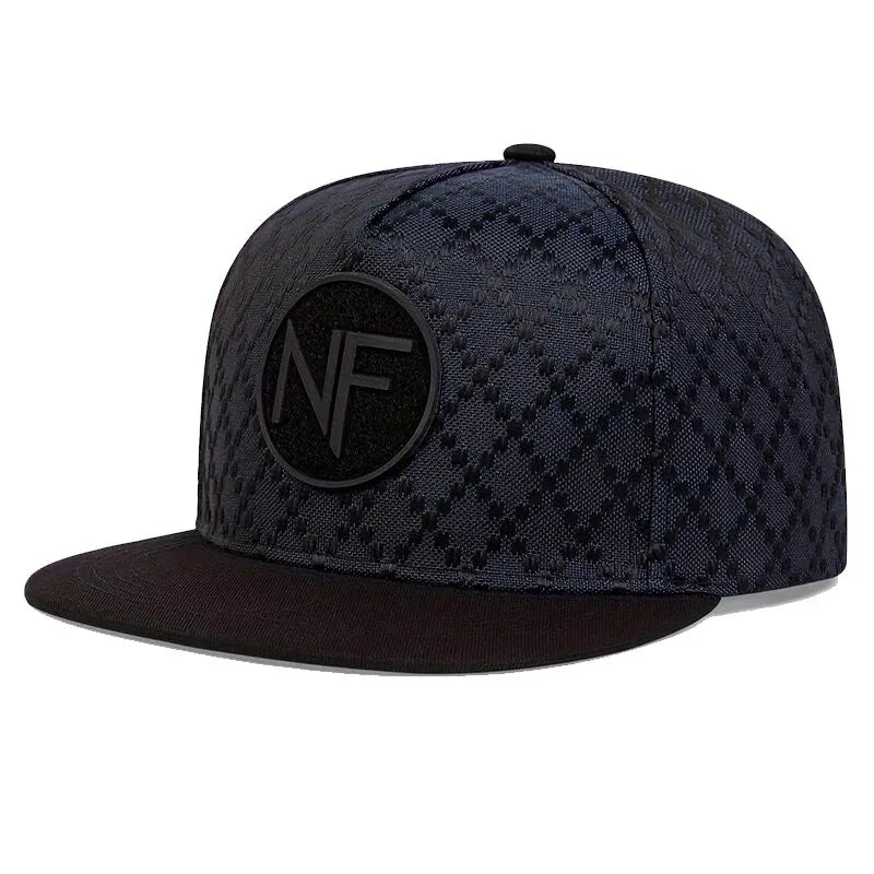 NF Letter Embroidery Baseball Cap – Unisex Adjustable Hip-Hop Snapback for Spring & Autumn - Image 4