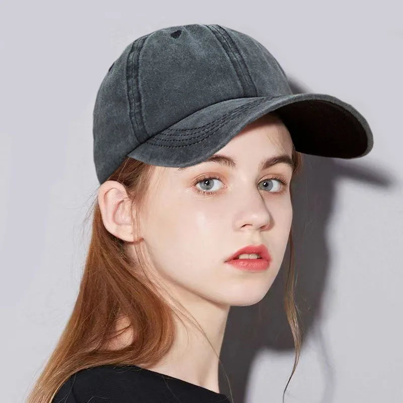 Solid Color Baseball Cap – Unisex Snapback Dad Hat for Streetwear & Casual Style - Image 6