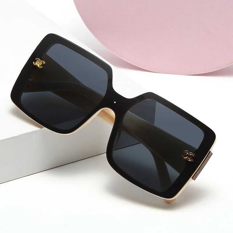 Luxury Glamour Square Sunglasses – Designer-Inspired Trendy UV400 Eyewear for Men & Women - Image 2