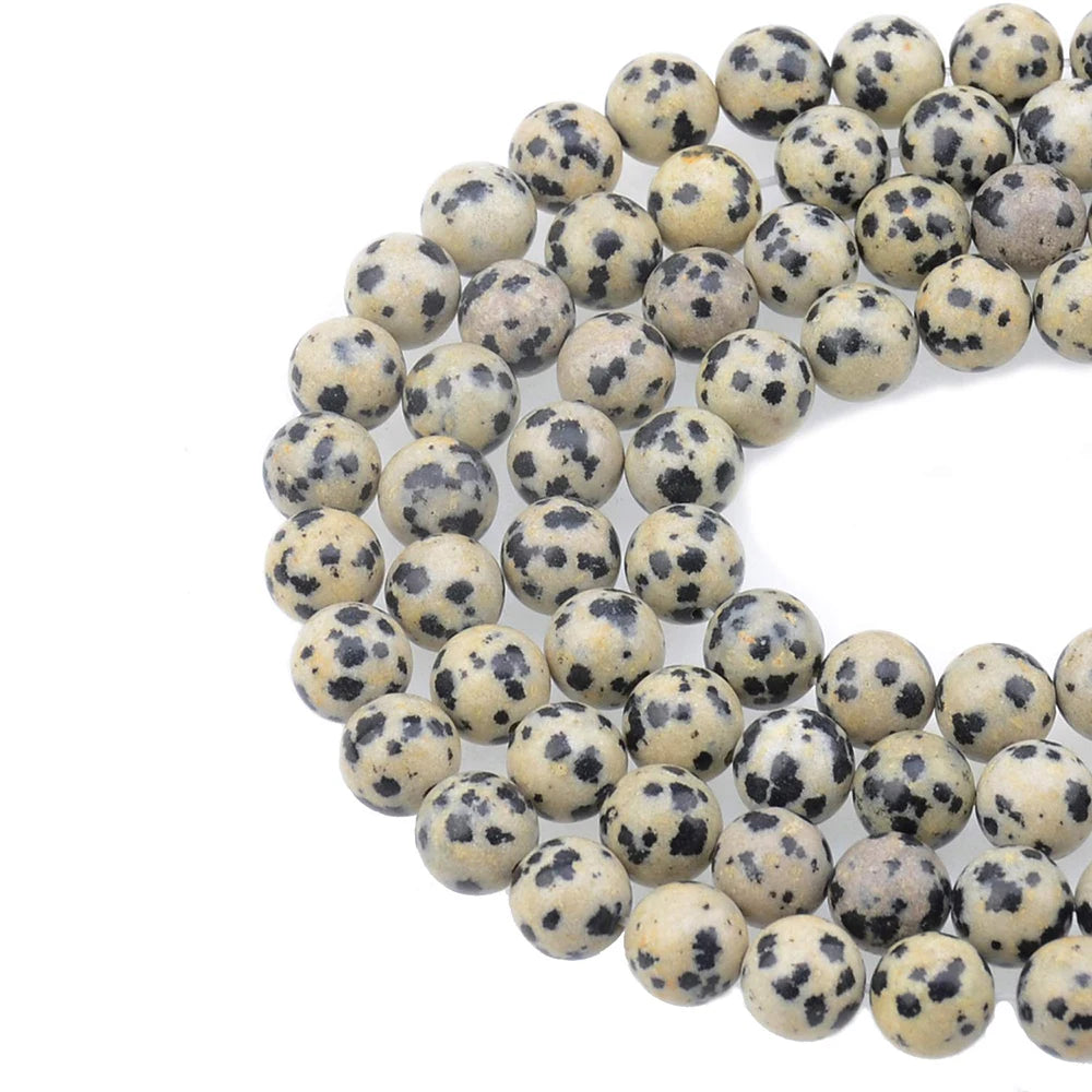 Natural Black Larvikite Labradorite Round Beads – Loose Stone Strand for DIY Jewelry Making - Image 51