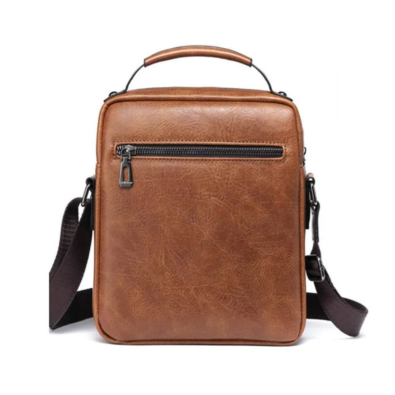 Men’s Durable Leather Shoulder Bag – High-Quality Crossbody Sling for Travel & Daily Style - Image 3