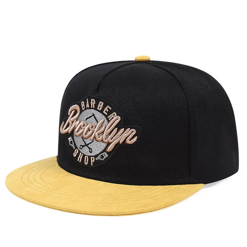 BROOKLYN Letter Embroidered Snapback Cap – Men’s Fashion Cotton Hat for Outdoor & Hip Hop Style - Image 10