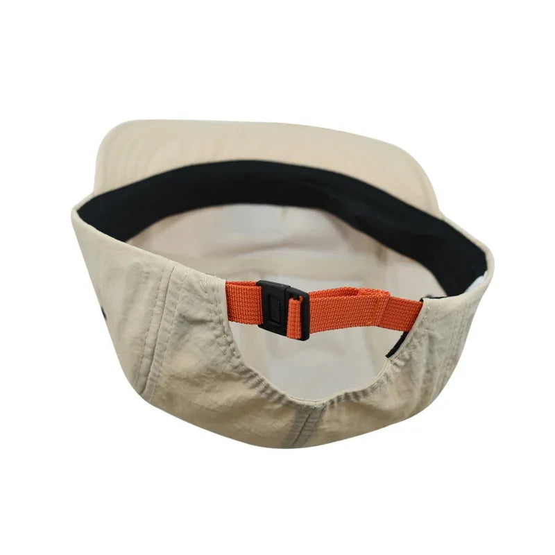 Fashion 5-Panel Quick-Dry Baseball Cap – Unisex Flat-Brim Snapback for Summer & Outdoor Style - Image 5