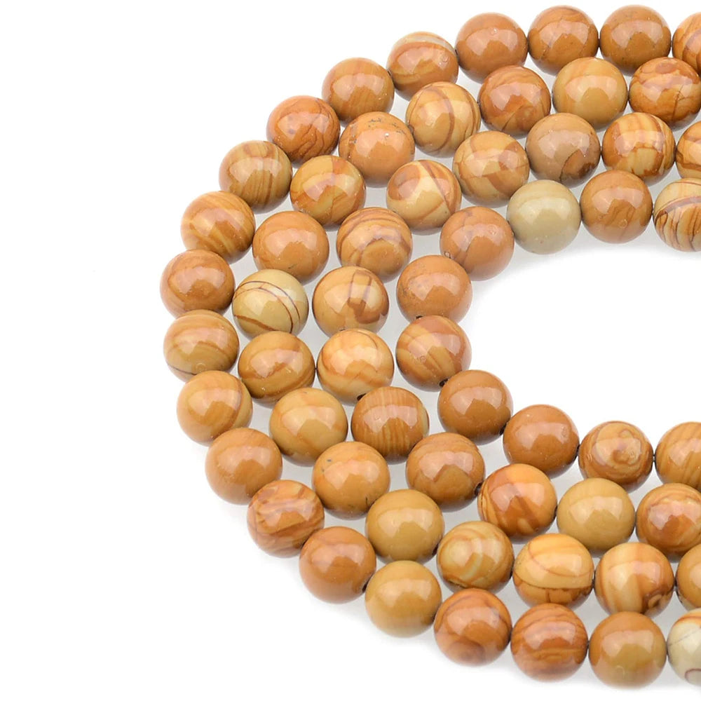 Natural Black Larvikite Labradorite Round Beads – Loose Stone Strand for DIY Jewelry Making - Image 43