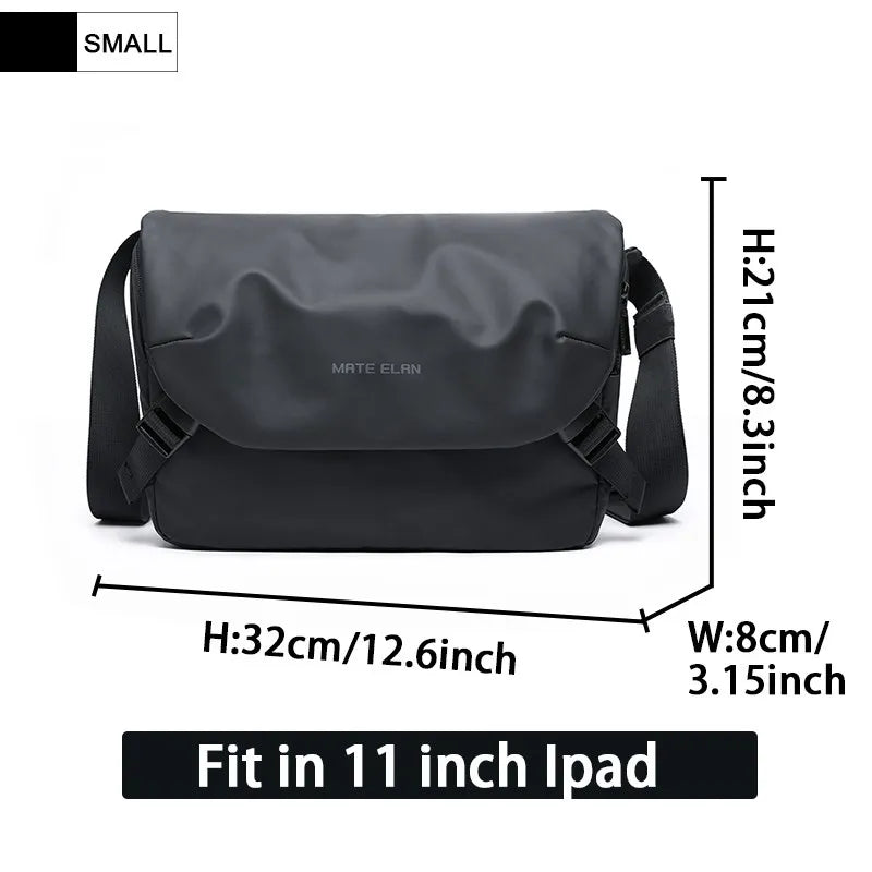 Waterproof Large-Capacity Crossbody Bag – Men’s 15-Inch Laptop Shoulder Bag with Anti-Theft Design - Image 8