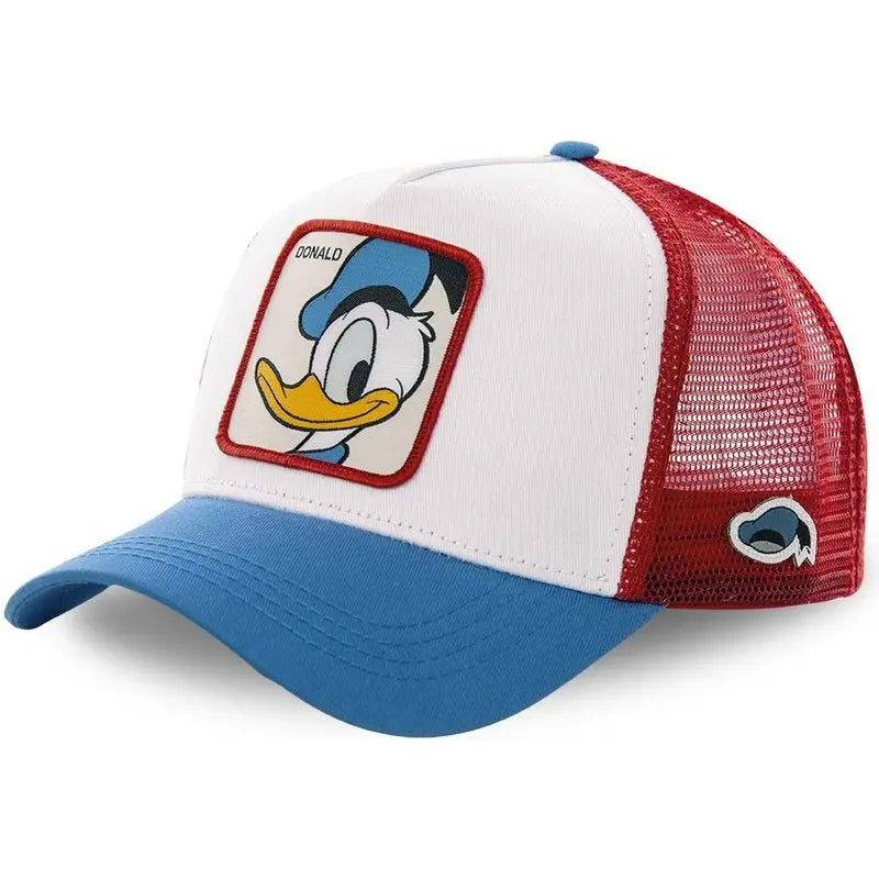 High-Quality Disney Style Cartoon Snapback – Unisex Cotton Mesh Baseball Cap - Image 7