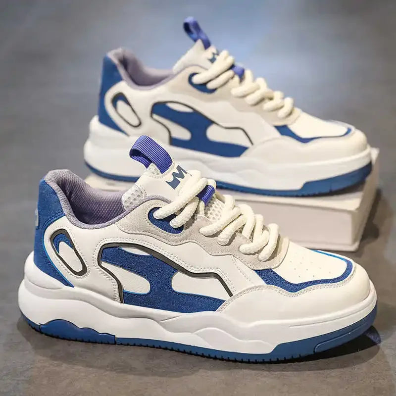 Hip Hop High-Top Sneakers for Men – White Autumn Sport Boots (Size 44) - Image 8