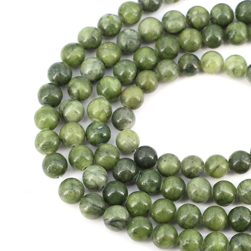Natural Black Larvikite Labradorite Round Beads – Loose Stone Strand for DIY Jewelry Making - Image 7