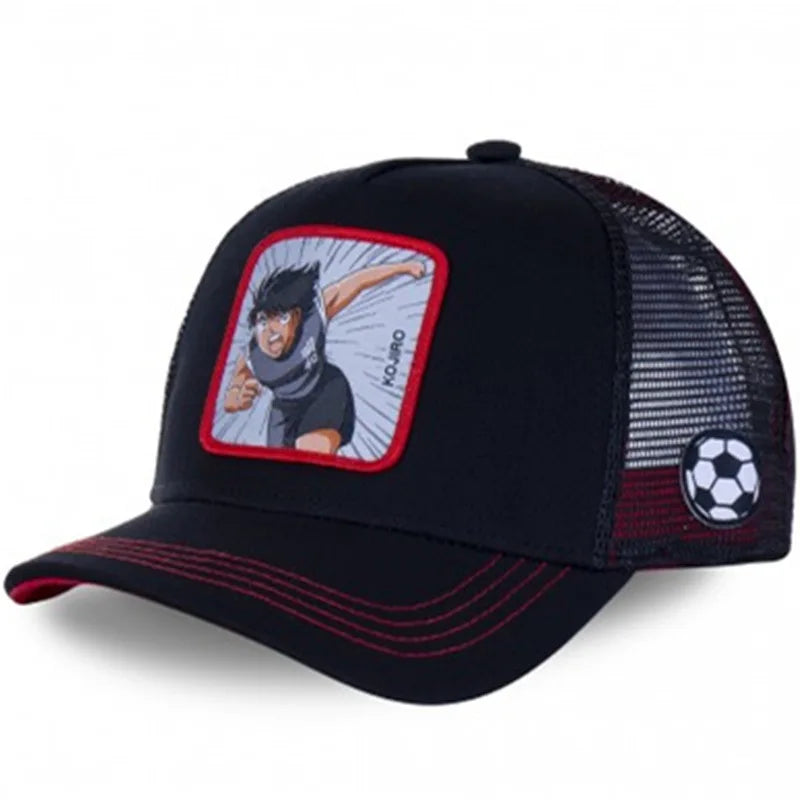 Tsubasa Anime Snapback Cap – High-Quality Cotton Trucker Hat for Men & Women - Image 5
