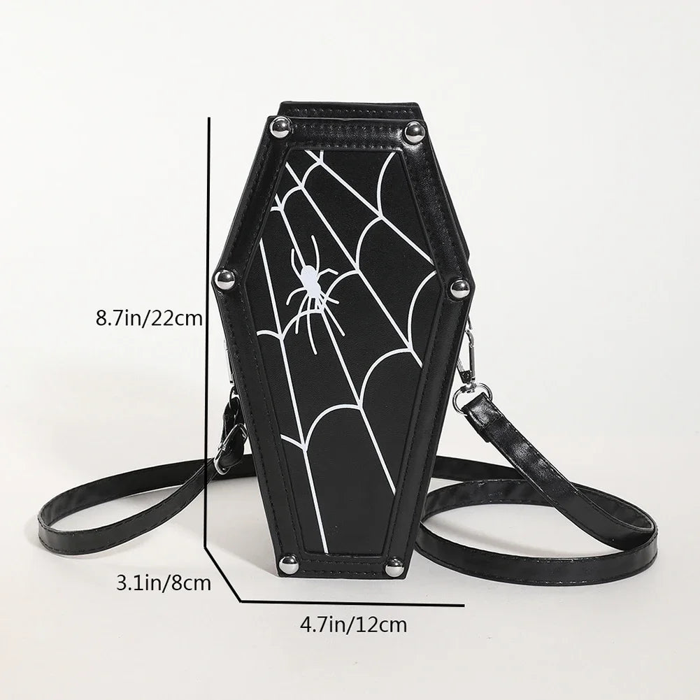 Novelty Halloween Ghost Bag – Gothic Crossbody Shoulder Purse for Women & Girls - Image 13